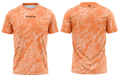 Orange Breathable Performance T-Shirt
