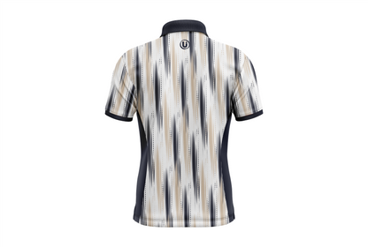 Vertical Stripe Polo T-Shirt