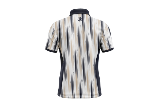 Vertical Stripe Polo T-Shirt