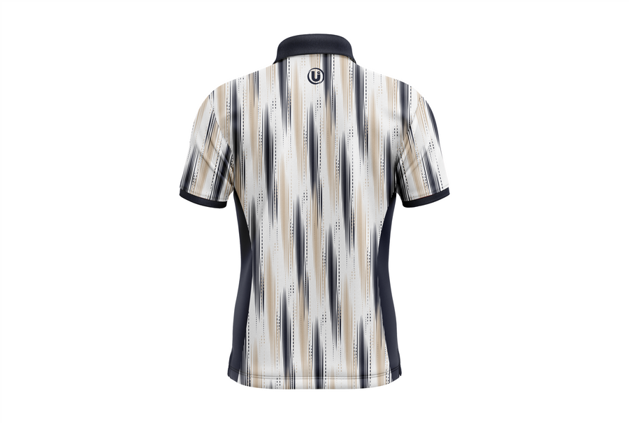 Vertical Stripe Polo T-Shirt