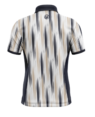 Vertical Stripe Polo T-Shirt