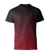 Premium Sportswear T-Shirt |Black-Red|Modern Gradient Design